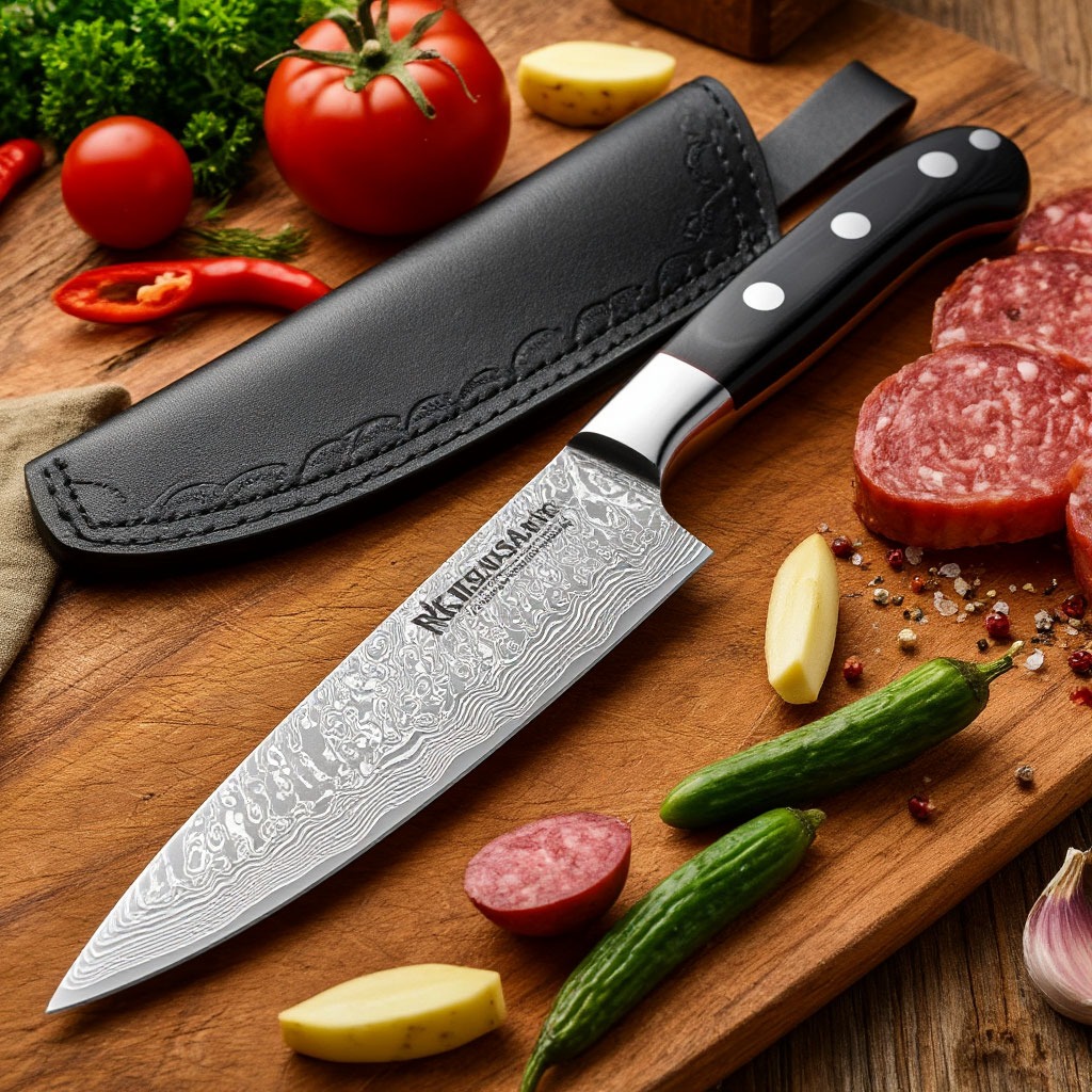Professionelle Damastmesser und Kochmesser